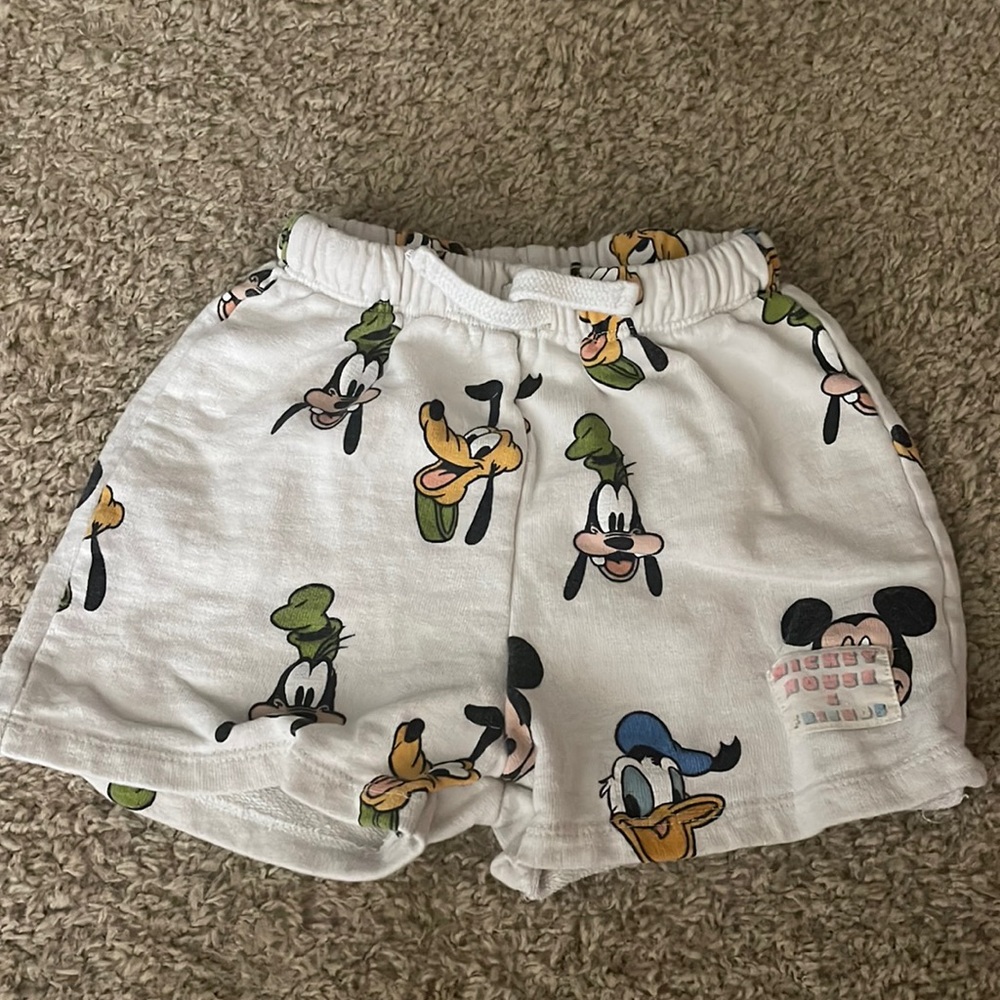 Zara Mickey Mouse shorts